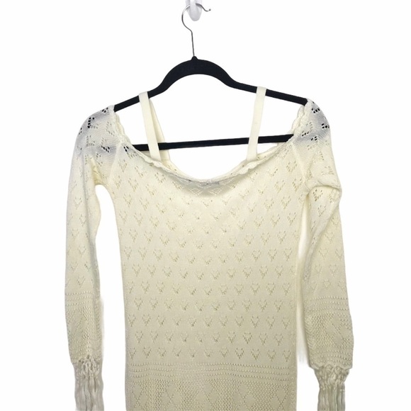 Forever 21 Open Knit Off the Shoulder Cover Up Dress - Picture 5 of 10